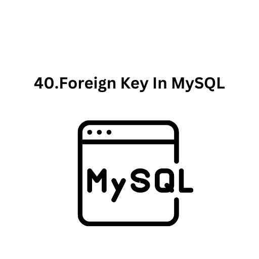 41.Setting Up Foreign Key In MySQL